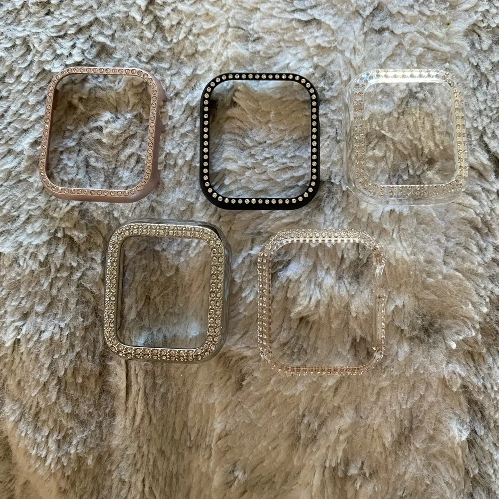 Set of 5 Sparkling Watch Bezels